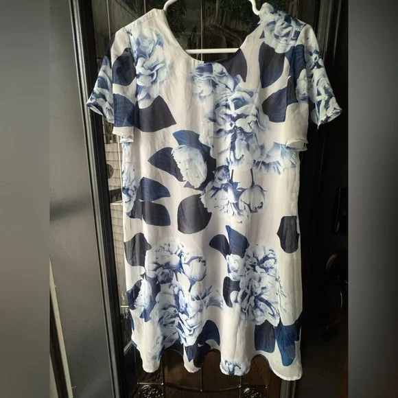 Show Me Your MuMu | Dresses | Show Me Your Mumu Blue And White Floral Dress  | Poshmark
